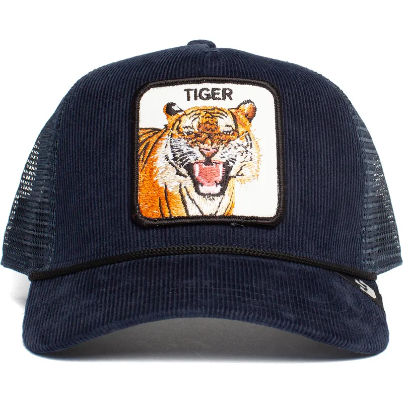 lippikset-kaareva-rekka-laivastonsininen-snapback-tiger-rage-the-farm-goorin-bros