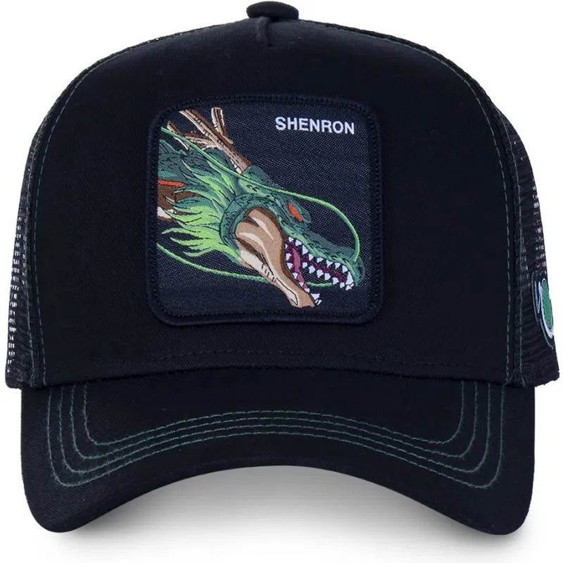 lippikset-kaareva-rekka-musta-snapback-shen3-shenron-dragon-ball-capslab