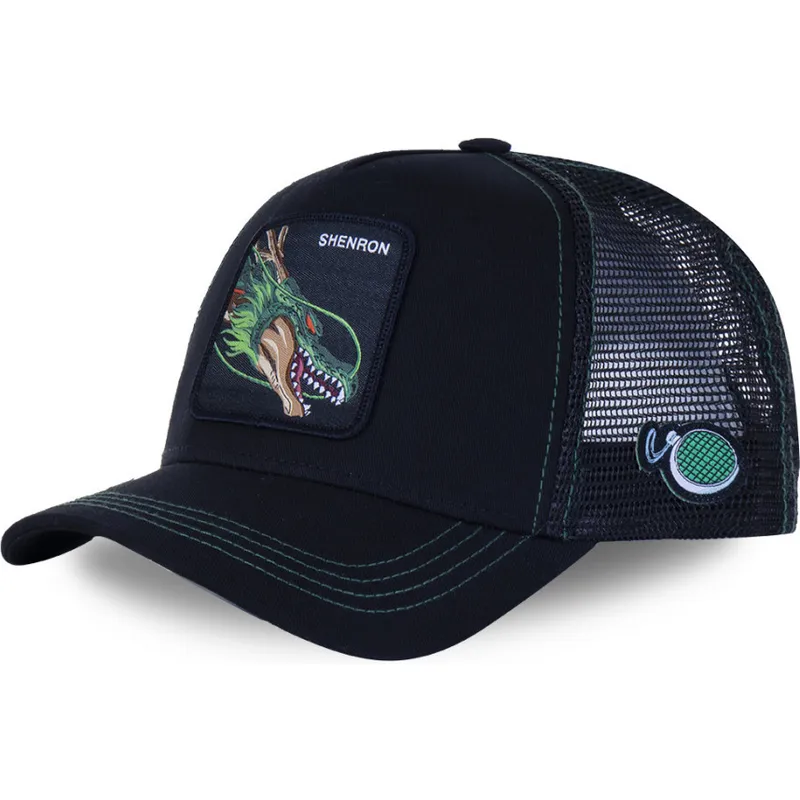 lippikset-kaareva-rekka-musta-snapback-shen3-shenron-dragon-ball-capslab