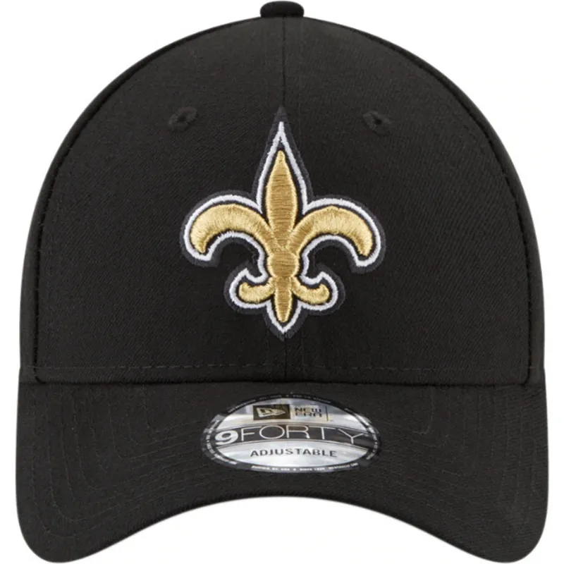 lippikset-kaareva-musta-saadettava-nauha-9forty-the-league-new-orleans-saints-nfl-new-era