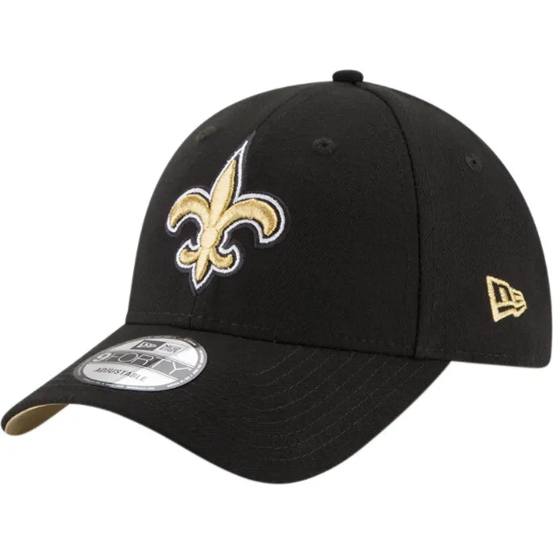lippikset-kaareva-musta-saadettava-nauha-9forty-the-league-new-orleans-saints-nfl-new-era