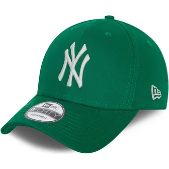 lippikset-kaareva-vihrea-saadettava-nauha-9forty-league-essential-new-york-yankees-mlb-new-era