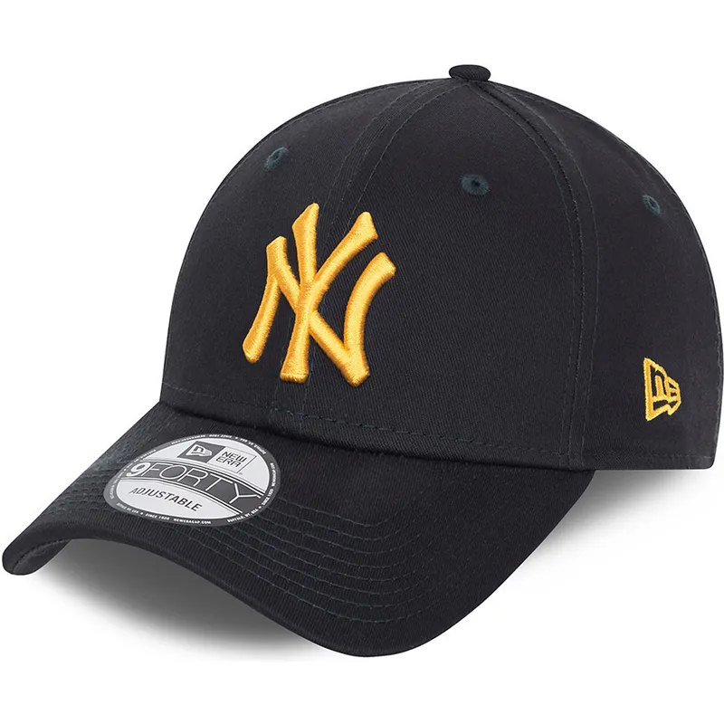 lippikset-kaareva-laivastonsininen-saadettava-nauha-dorado-9forty-league-essential-new-york-yankees-mlb-new-era