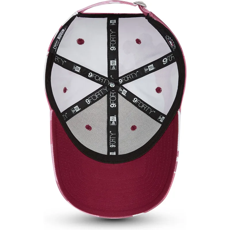 lippikset-kaareva-maastokuvio-saadettava-nauha-rosa-rosa-9forty-boston-red-sox-mlb-new-era lippikset-kaareva-maastokuvio-saadettava-nauha-rosa-rosa-9forty-boston-red-sox-mlb-new-era