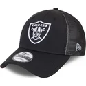 lippikset-kaareva-musta-saadettava-nauha-9forty-mesh-underlay-las-vegas-raiders-nfl-new-era