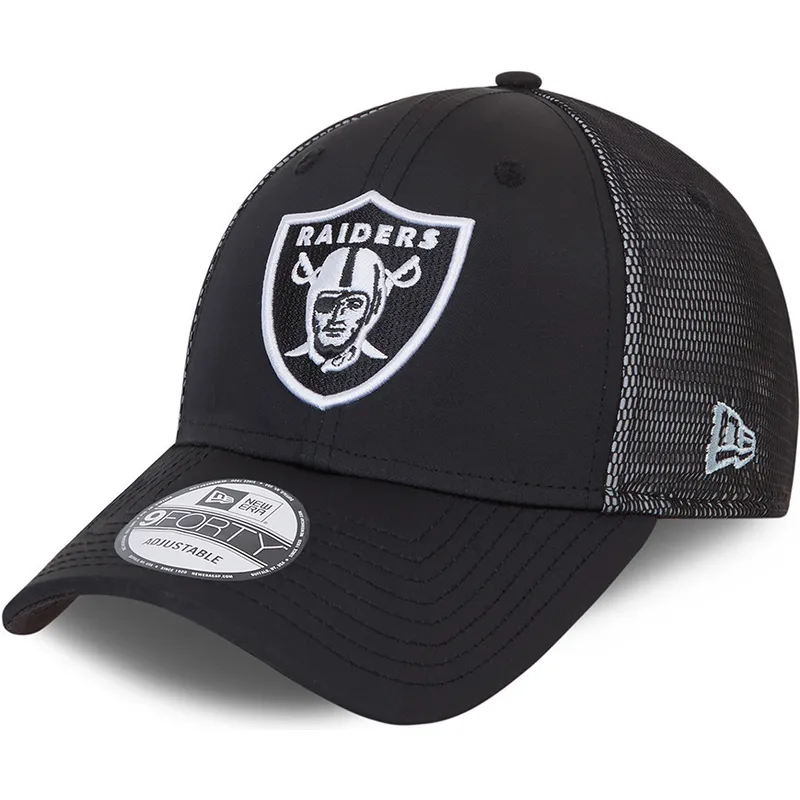 lippikset-kaareva-musta-saadettava-nauha-9forty-mesh-underlay-las-vegas-raiders-nfl-new-era