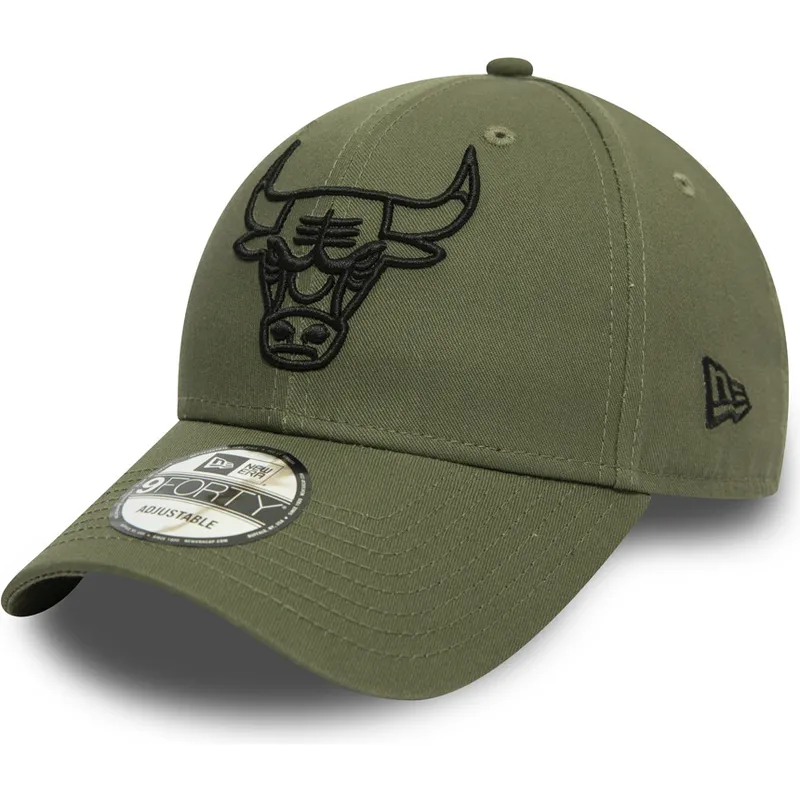 lippikset-kaareva-vihrea-saadettava-nauha-9forty-league-essential-chicago-bulls-nba-new-era