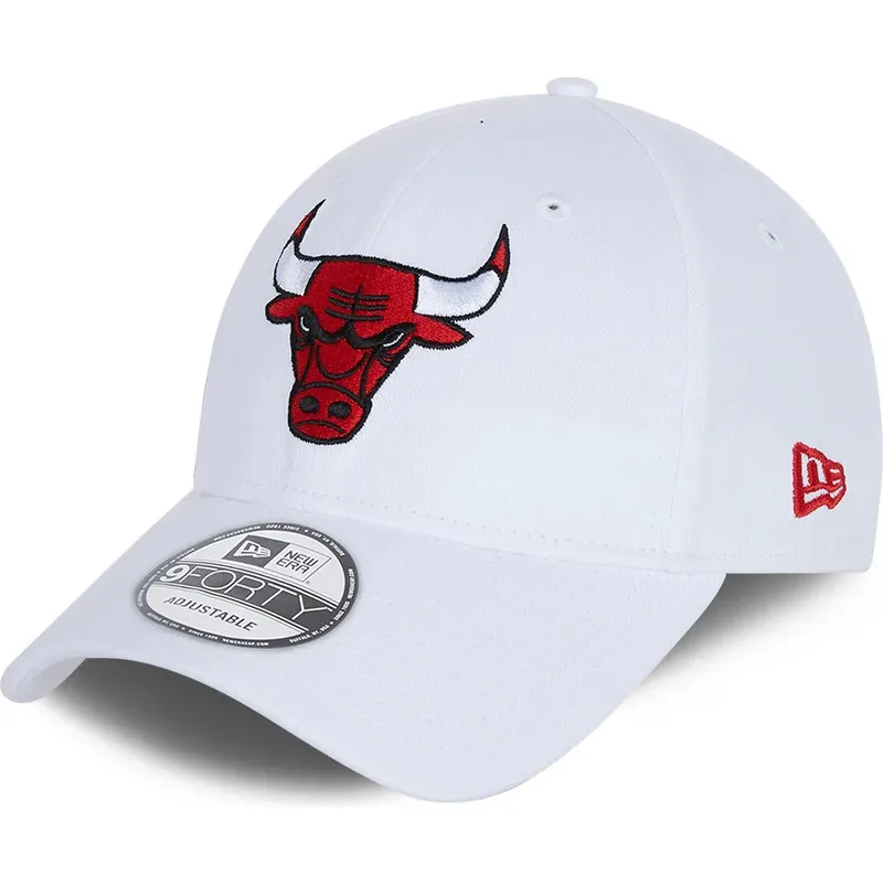 lippikset-kaareva-valkoinen-saadettava-nauha-9forty-side-mark-chicago-bulls-nba-new-era