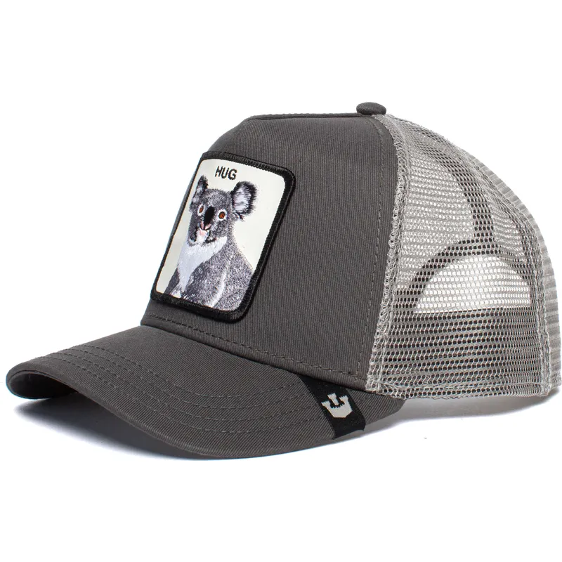 lippikset-kaareva-rekka-harmaa-snapback-free-hug-the-farm-goorin-bros