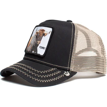 lippikset-kaareva-rekka-musta-snapback-thats-bull-the-farm-goorin-bros