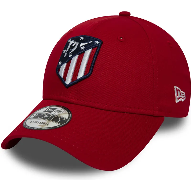 lippikset-kaareva-punainen-saadettava-nauha-9forty-essential-atletico-atletico-de-madrid-lfp-new-era