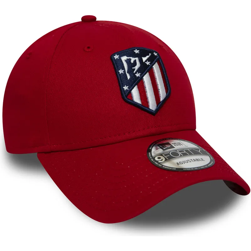 lippikset-kaareva-punainen-saadettava-nauha-9forty-essential-atletico-atletico-de-madrid-lfp-new-era