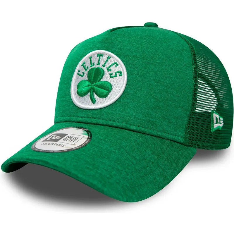 lippikset-kaareva-rekka-vihrea-snapback-shadow-tech-a-frame-boston-celtics-nba-new-era