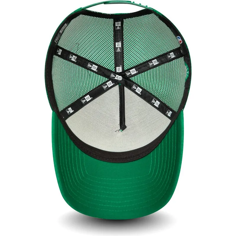 lippikset-kaareva-rekka-vihrea-snapback-shadow-tech-a-frame-boston-celtics-nba-new-era