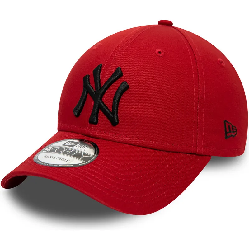 lippikset-kaareva-punainen-saadettava-nauha-9forty-league-essential-new-york-yankees-mlb-new-era