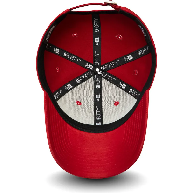 lippikset-kaareva-punainen-saadettava-nauha-9forty-league-essential-new-york-yankees-mlb-new-era