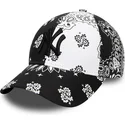 lippikset-kaareva-musta-saadettava-nauha-9forty-paisley-print-new-york-yankees-mlb-new-era