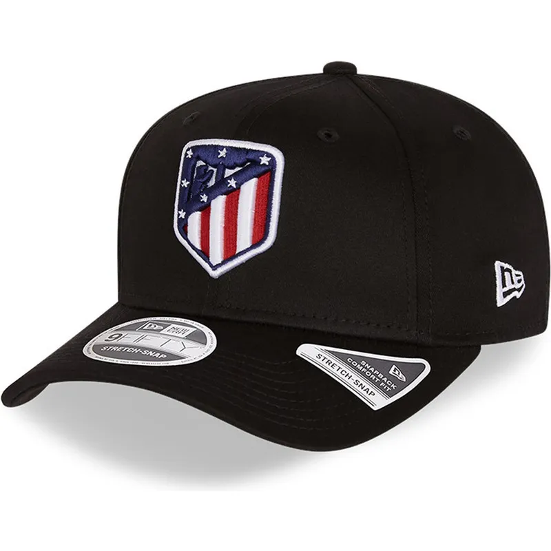 lippikset-kaareva-musta-snapback-9fifty-essential-stretch-fit-atletico-atletico-de-madrid-lfp-new-era