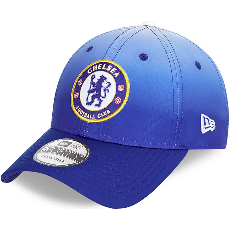 lippikset-kaareva-sininen-saadettava-nauha-9forty-fade-chelsea-football-club-premier-league-new-era