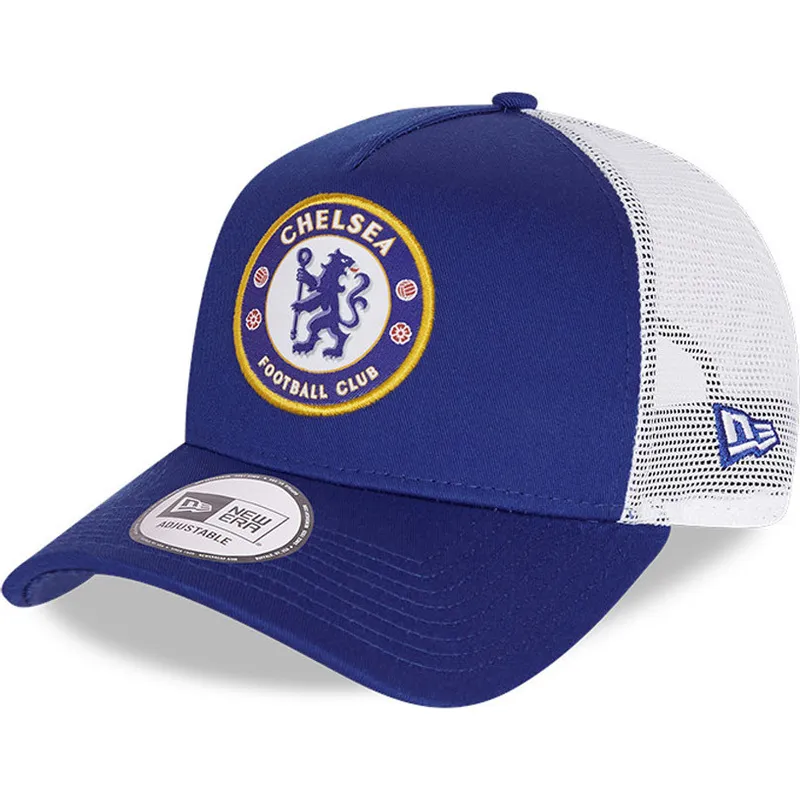 lippikset-kaareva-rekka-sininen-snapback-cotton-a-frame-chelsea-football-club-premier-league-new-era
