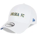 lippikset-kaareva-valkoinen-saadettava-nauha-9forty-cotton-wordmark-chelsea-football-club-premier-league-new-era