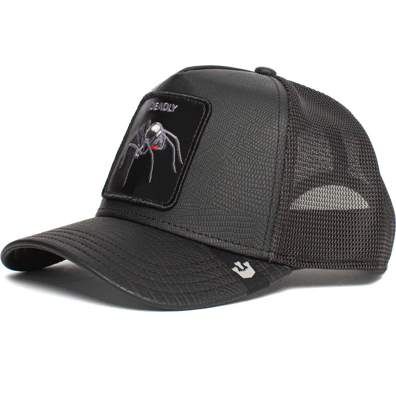 lippikset-kaareva-rekka-musta-snapback-deadly-encounter-the-farm-goorin-bros