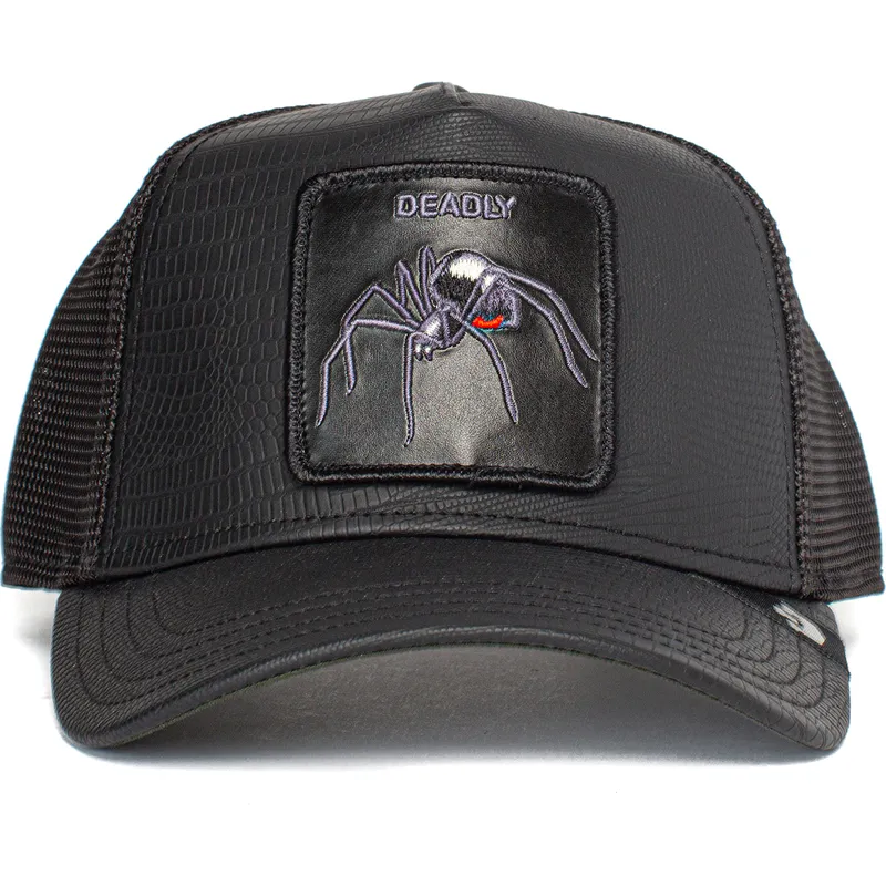 lippikset-kaareva-rekka-musta-snapback-deadly-encounter-the-farm-goorin-bros