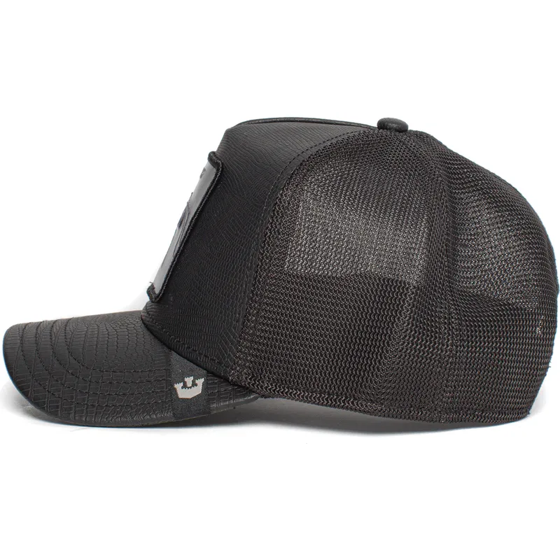lippikset-kaareva-rekka-musta-snapback-deadly-encounter-the-farm-goorin-bros