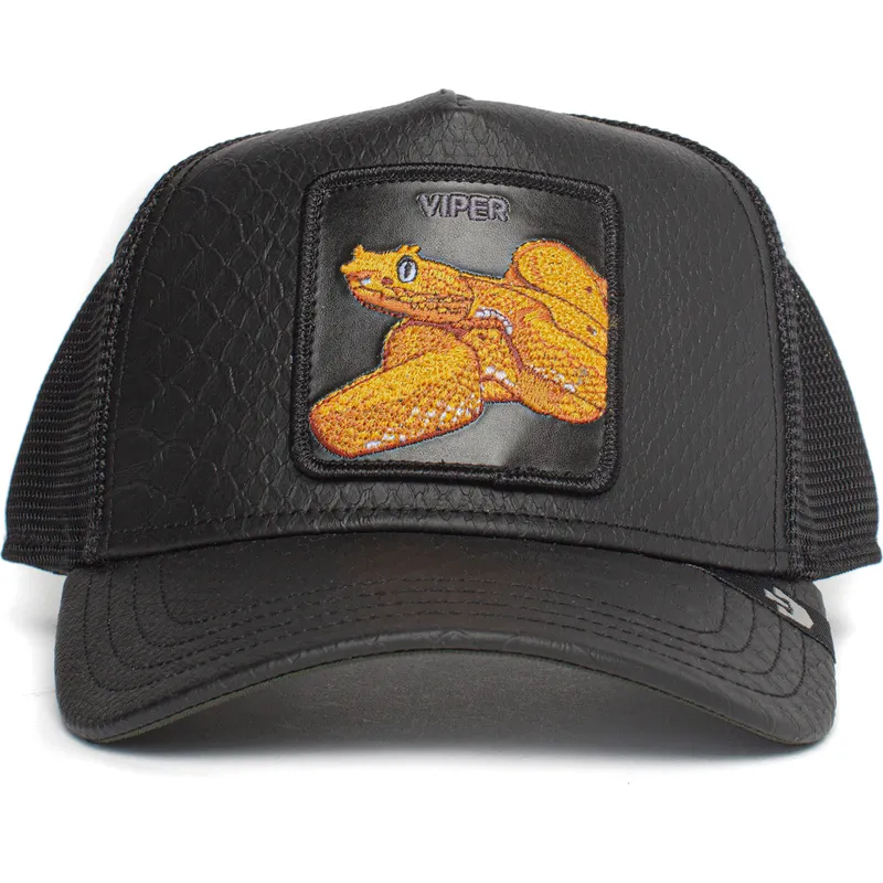lippikset-kaareva-rekka-musta-snapback-night-viper-the-farm-goorin-bros