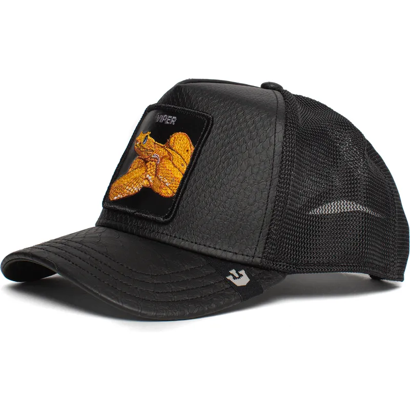 lippikset-kaareva-rekka-musta-snapback-night-viper-the-farm-goorin-bros