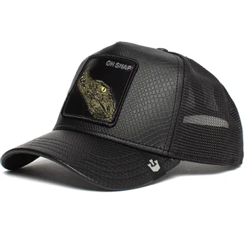 lippikset-kaareva-rekka-musta-snapback-oh-snap-leaping-lizards-the-farm-goorin-bros