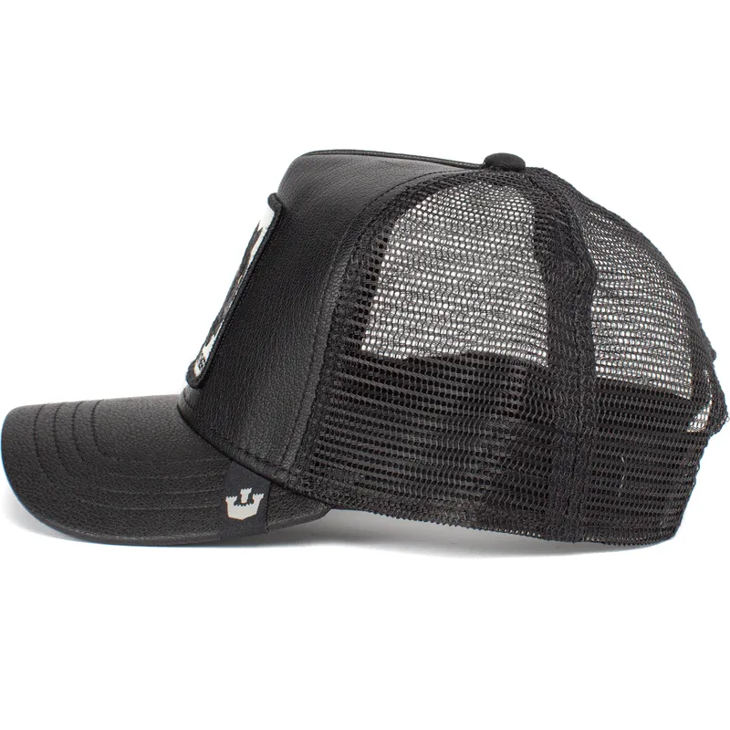 lippikset-kaareva-rekka-musta-snapback-panther-truth-will-prevail-the-farm-goorin-bros