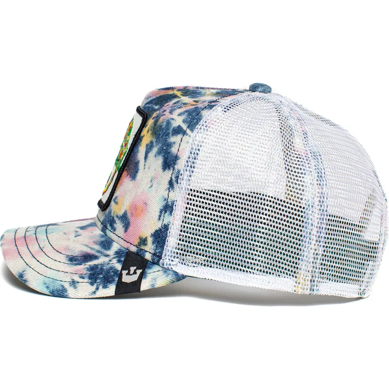 lippikset-kaareva-rekka-valkoinen-snapback-karma-culture-chameleon-the-farm-goorin-bros