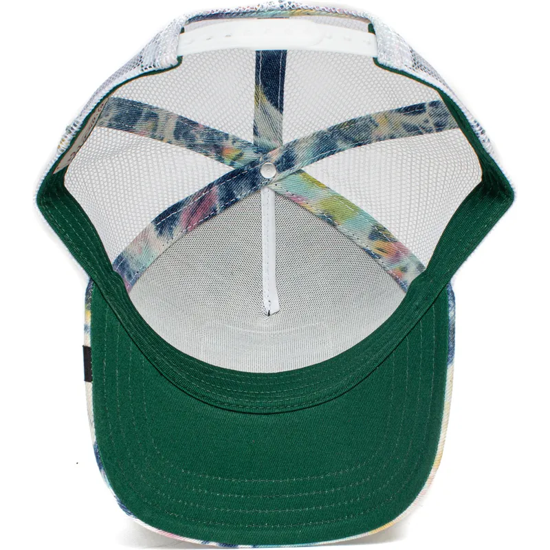lippikset-kaareva-rekka-valkoinen-snapback-karma-culture-chameleon-the-farm-goorin-bros