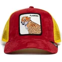 lippikset-kaareva-rekka-punainen-snapback-flaming-hot-cheetah-the-farm-goorin-bros