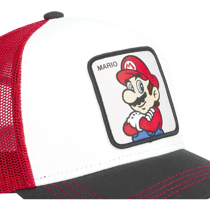 lippikset-kaareva-rekka-valkoinen-snapback-smb-mar-bros-mario-super-mario-bros-capslab lippikset-kaareva-rekka-valkoinen-snapback-smb-mar-bros-mario-super-mario-bros-capslab
