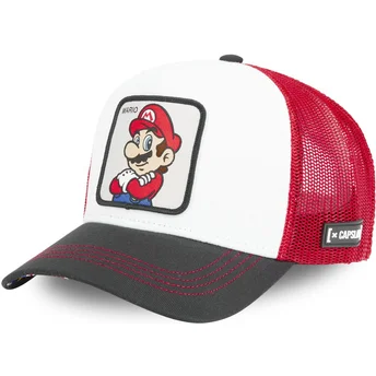 Cap kaareva white snapback Mario Super Mario Bros. Capslab
