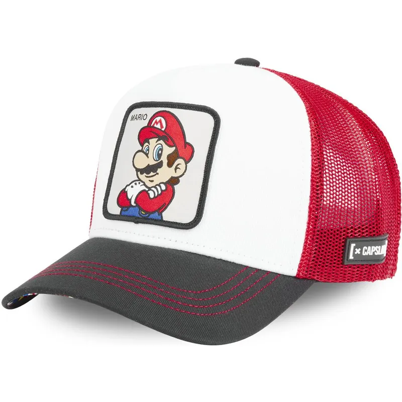 lippikset-kaareva-rekka-valkoinen-snapback-smb-mar-bros-mario-super-mario-bros-capslab lippikset-kaareva-rekka-valkoinen-snapback-smb-mar-bros-mario-super-mario-bros-capslab