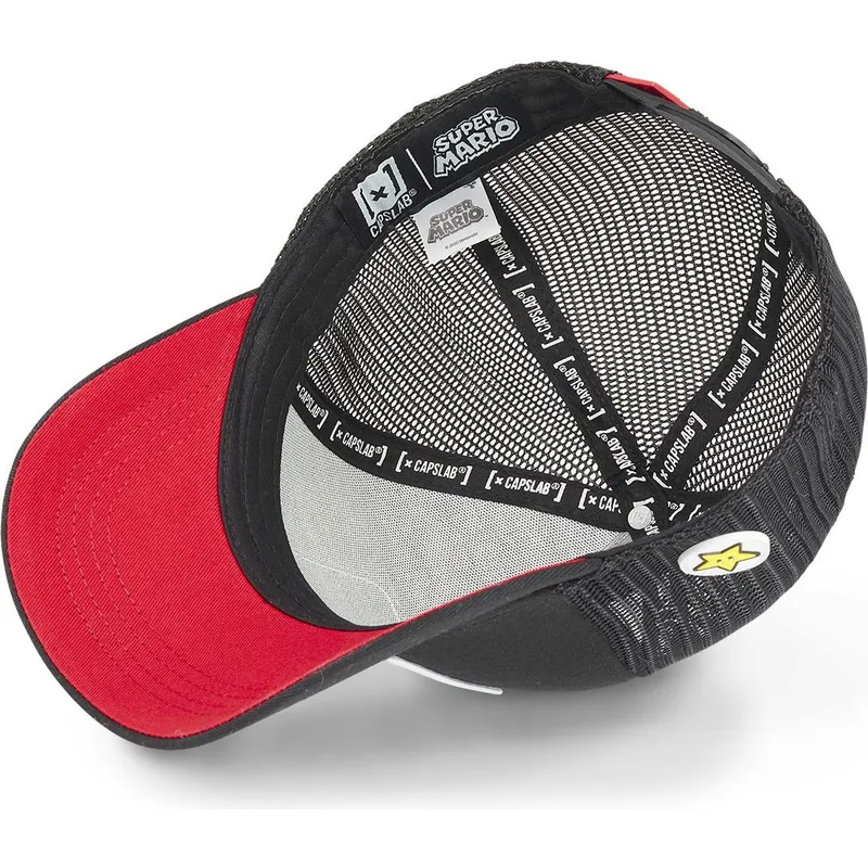 lippikset-kaareva-rekka-musta-snapback-cla2-bros-mario-super-mario-bros-capslab lippikset-kaareva-rekka-musta-snapback-cla2-bros-mario-super-mario-bros-capslab