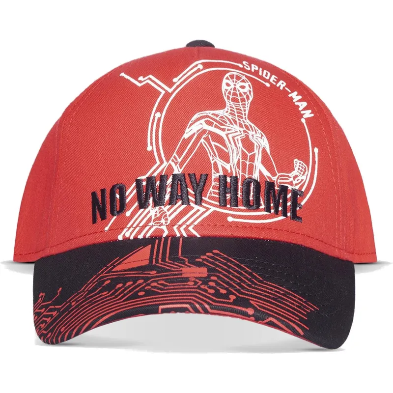 lippikset-kaareva-punainen-snapback-no-way-home-difuzed