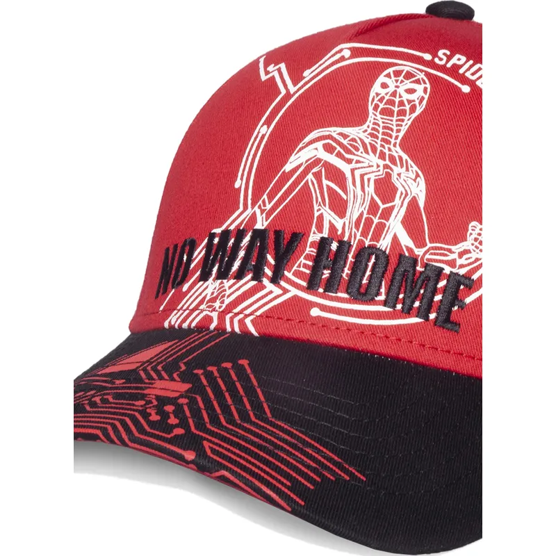 lippikset-kaareva-punainen-snapback-no-way-home-difuzed