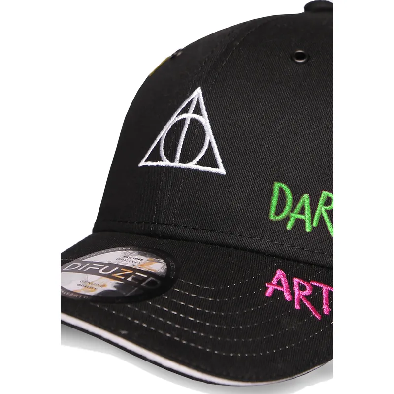 lippikset-kaareva-musta-saadettava-nauha-lapsille-la-muerte-wizards-unite-harry-potter-difuzed