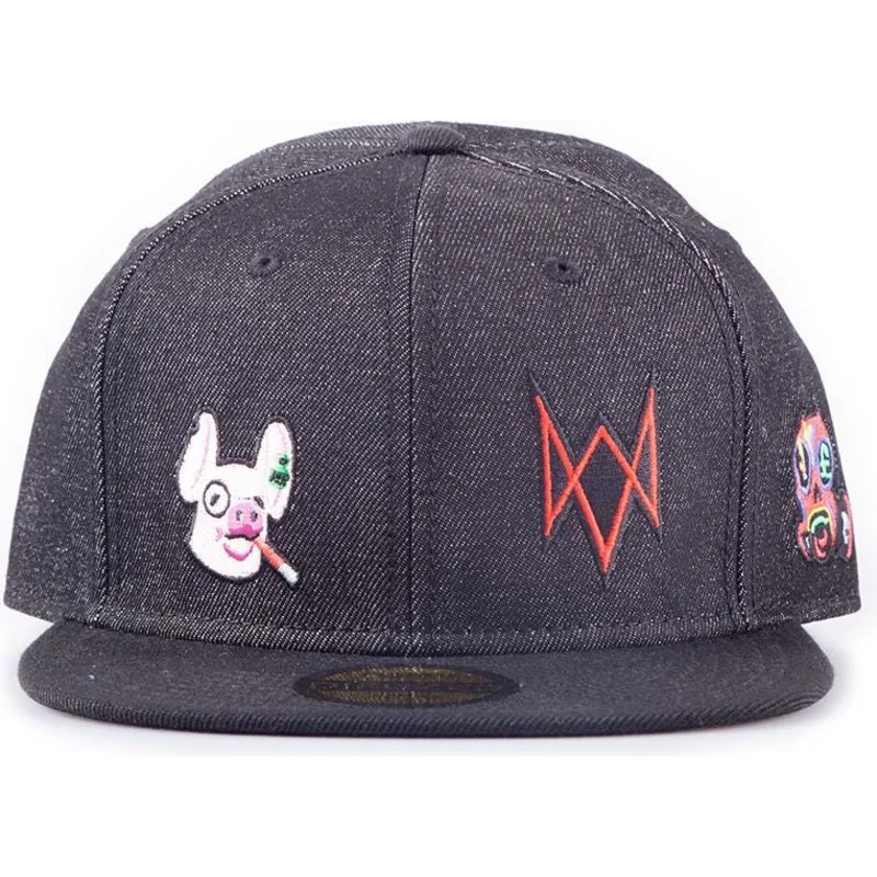 lippikset-littea-musta-snapback-vaquero-legion-difuzed
