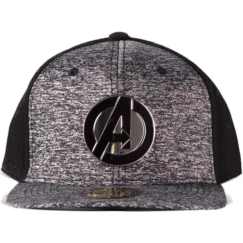 lippikset-littea-harmaa-snapback-metal-avengers-difuzed