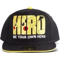lippikset-littea-musta-snapback-be-your-own-hero-olympics-difuzed