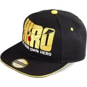 lippikset-littea-musta-snapback-be-your-own-hero-olympics-difuzed