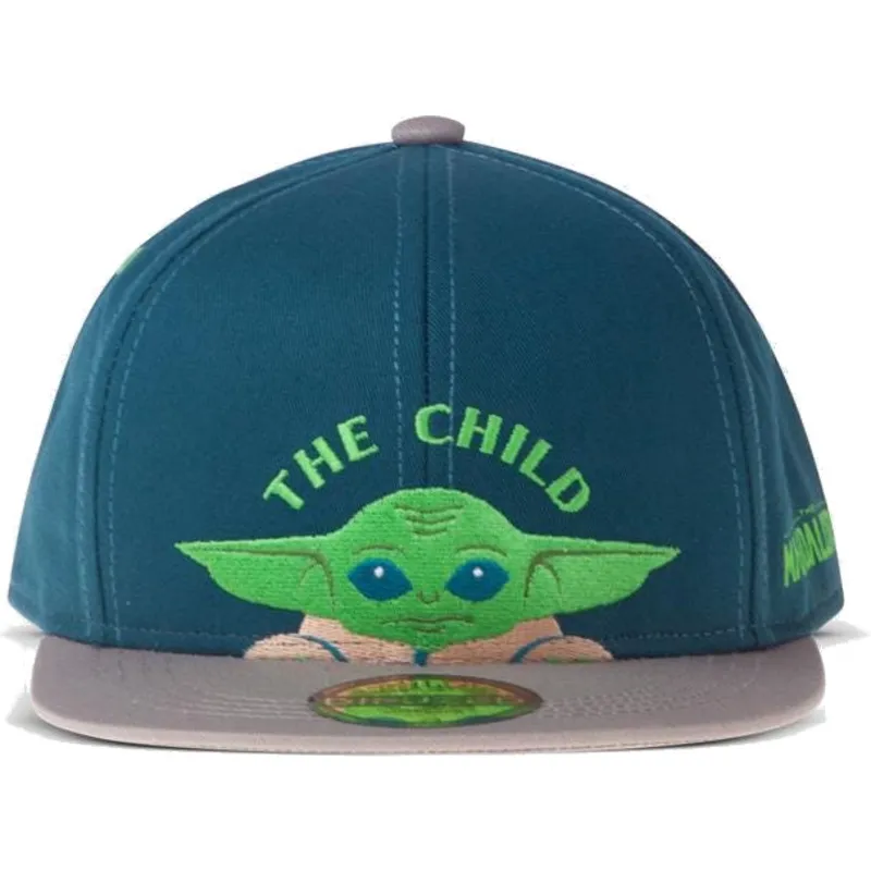 lippikset-littea-sininen-snapback-lapsille-baby-yoda-the-child-the-mandalorian-difuzed