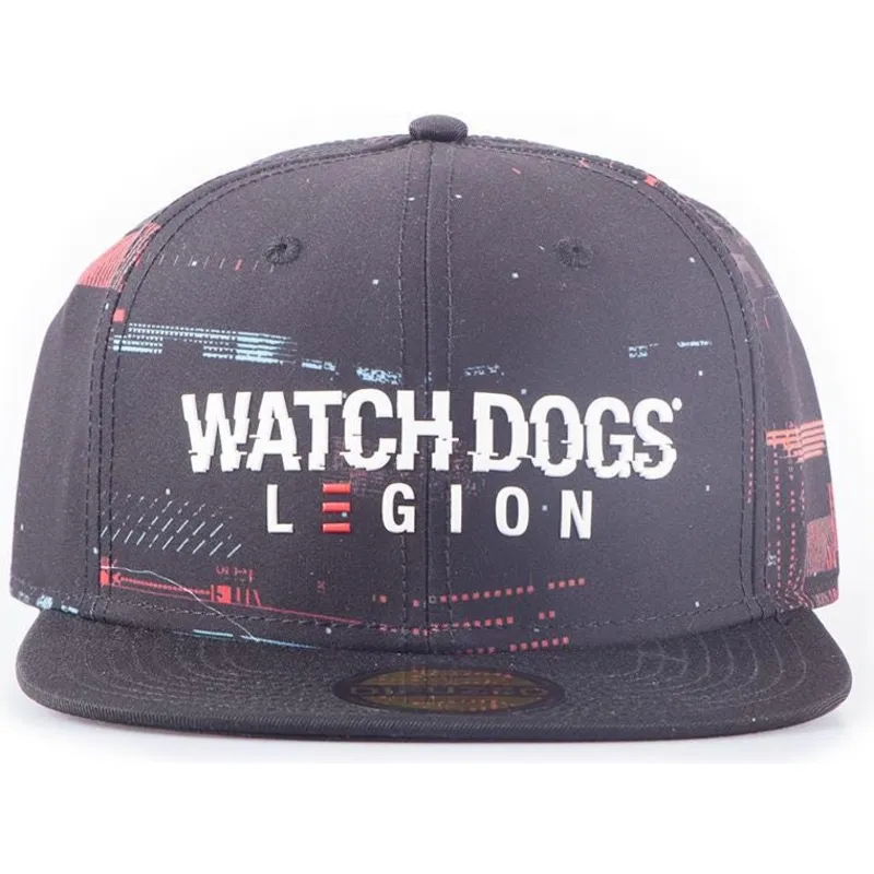 lippikset-littea-musta-snapback-glitch-legion-difuzed