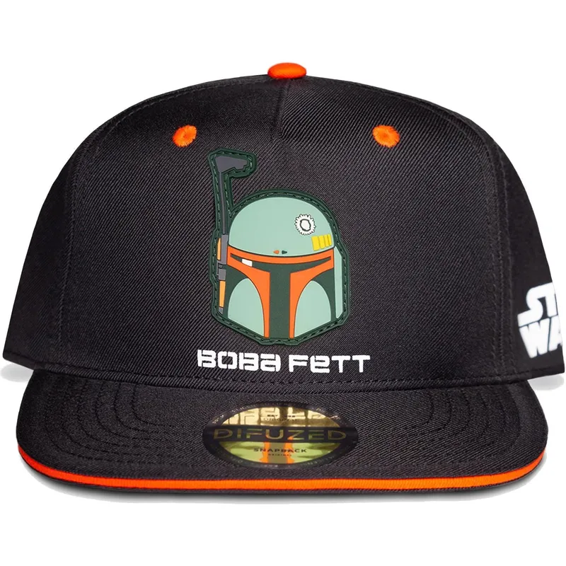 lippikset-littea-musta-snapback-lapsille-bounty-hunter-the-mandalorian-difuzed