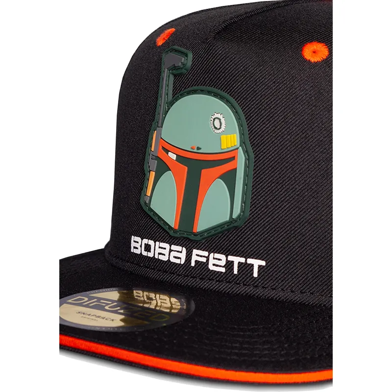 lippikset-littea-musta-snapback-lapsille-bounty-hunter-the-mandalorian-difuzed